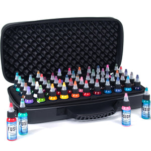 Tattoo Ink Travel Case | Size 1 oz | Capacity Up To 55